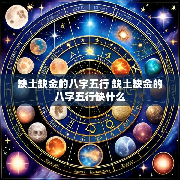 缺土缺金的八字五行 缺土缺金的八字五行缺什么
