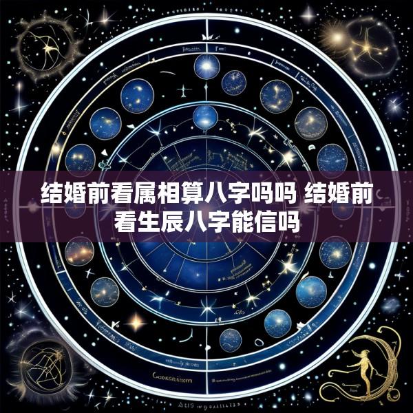 结婚前看属相算八字吗吗 结婚前看生辰八字能信吗