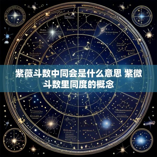 紫薇斗数中同会是什么意思 紫微斗数里同度的概念
