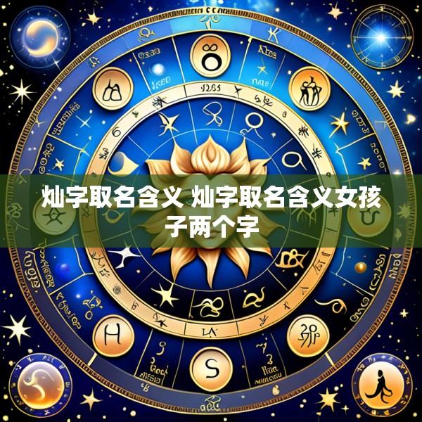 灿字取名含义 灿字取名含义女孩子两个字