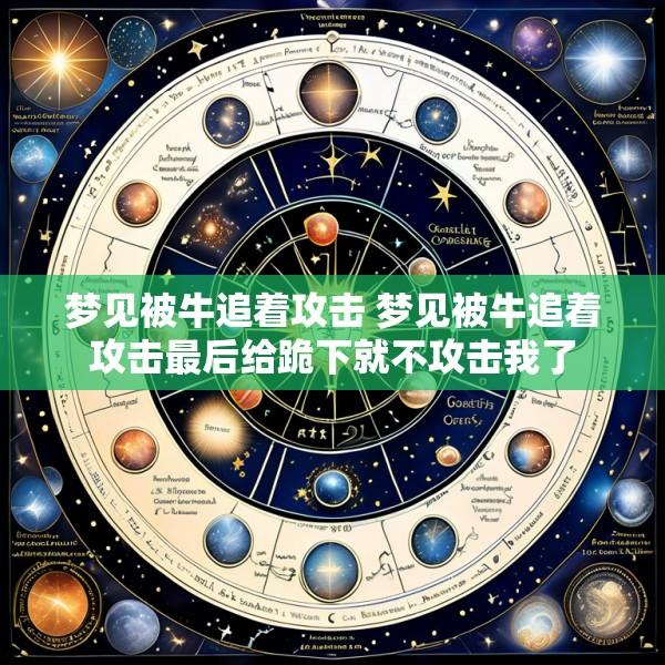 梦见被牛追着攻击 梦见被牛追着攻击最后给跪下就不攻击我了