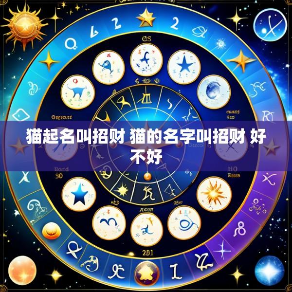 猫起名叫招财 猫的名字叫招财 好不好