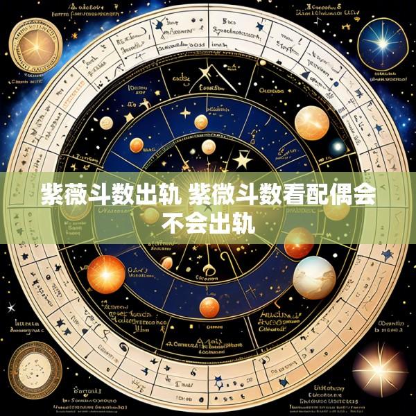 紫薇斗数出轨 紫微斗数看配偶会不会出轨