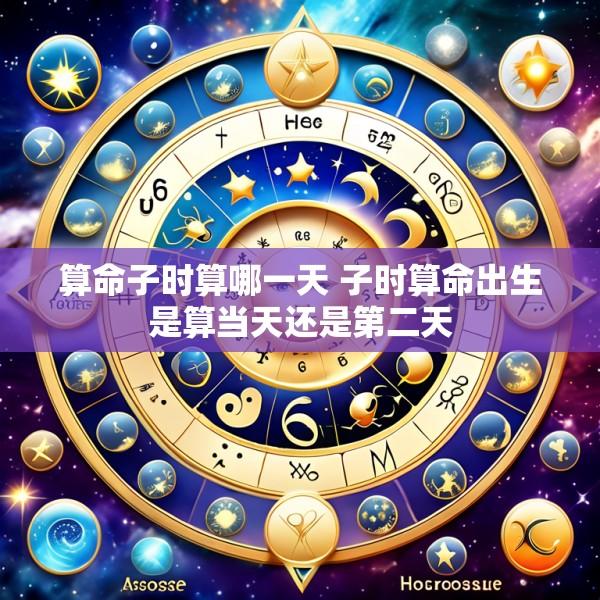 算命子时算哪一天 子时算命出生是算当天还是第二天