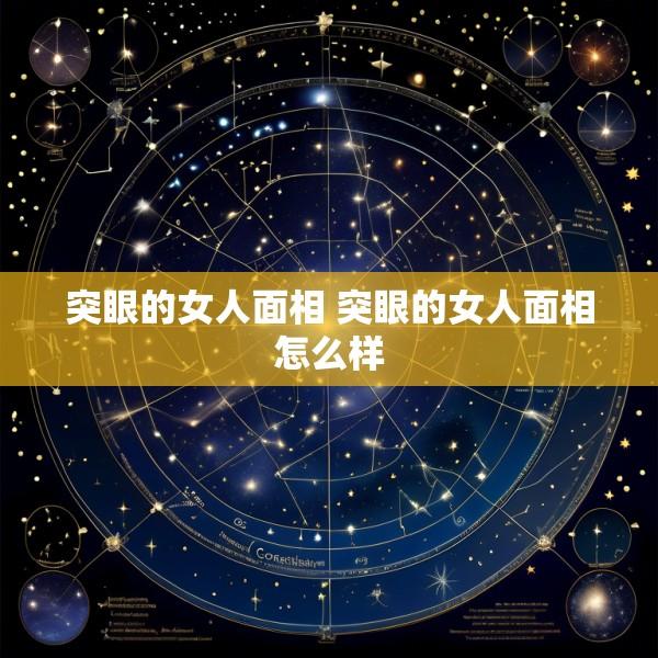 突眼的女人面相 突眼的女人面相怎么样