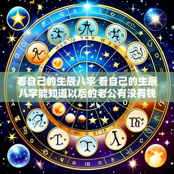 看自己的生辰八字 看自己的生辰八字能知道以后的老公有没有钱吗