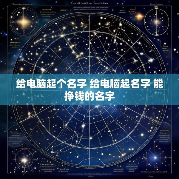 给电脑起个名字 给电脑起名字 能挣钱的名字