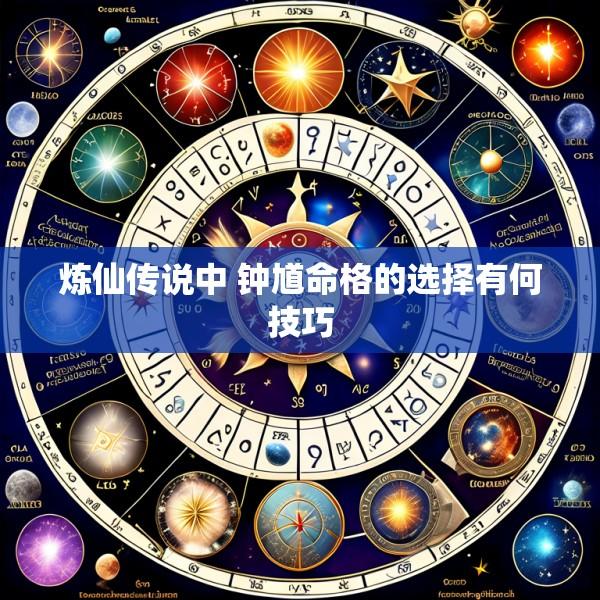 炼仙传说中 钟馗命格的选择有何技巧