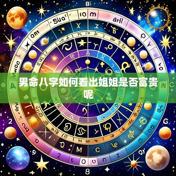 男命八字如何看出姐姐是否富贵呢