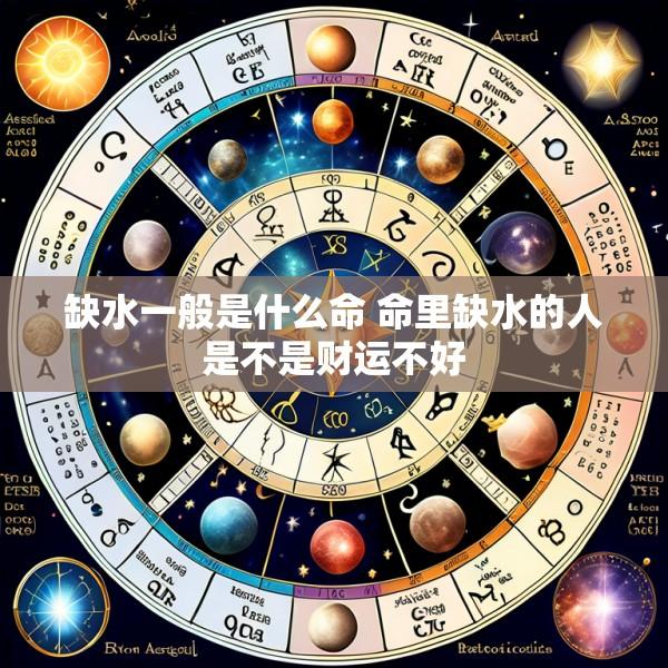 缺水一般是什么命 命里缺水的人是不是财运不好