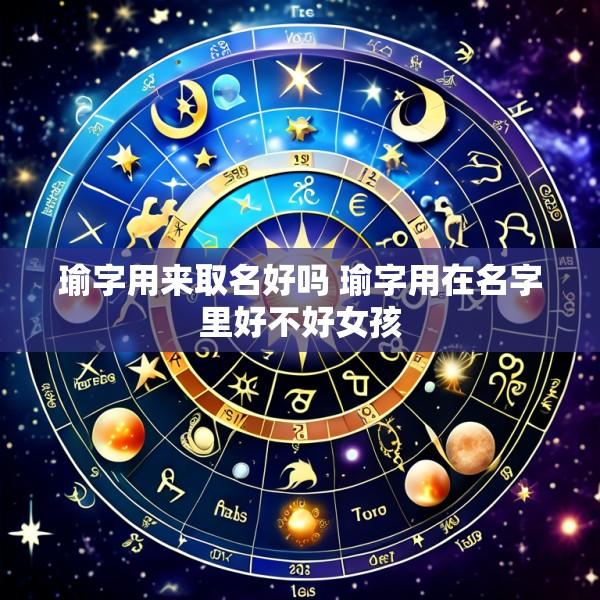 瑜字用来取名好吗 瑜字用在名字里好不好女孩