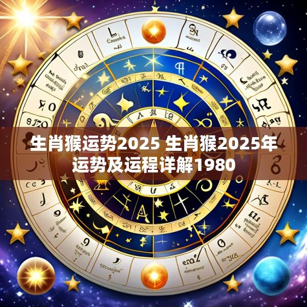 生肖猴运势2025 生肖猴2025年运势及运程详解1980