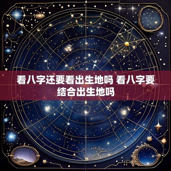 看八字还要看出生地吗 看八字要结合出生地吗