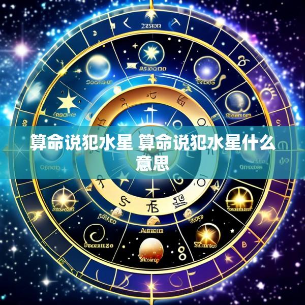 算命说犯水星 算命说犯水星什么意思
