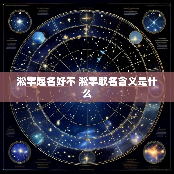淞字起名好不 淞字取名含义是什么