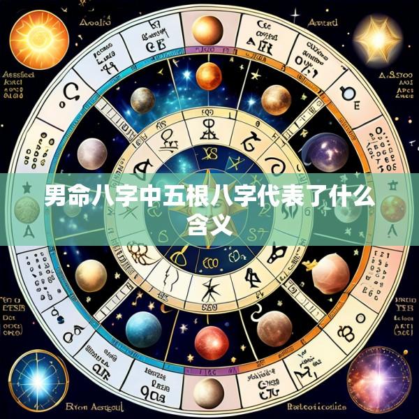 男命八字中五根八字代表了什么含义