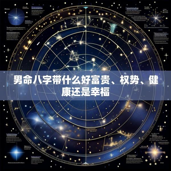 男命八字带什么好富贵、权势、健康还是幸福