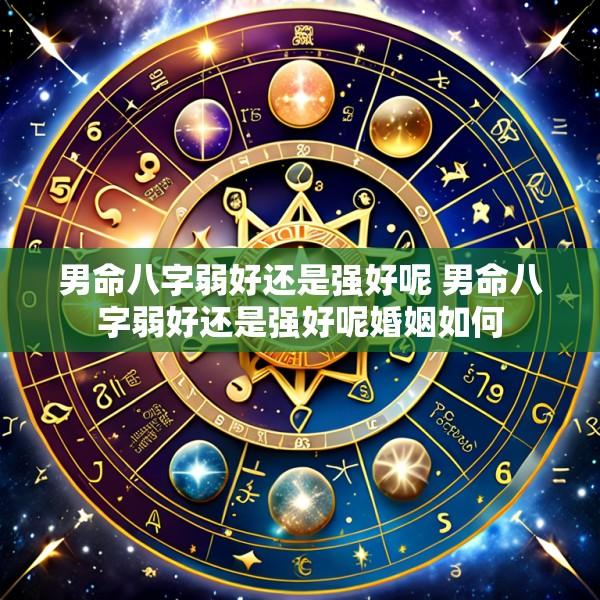 男命八字弱好还是强好呢 男命八字弱好还是强好呢婚姻如何