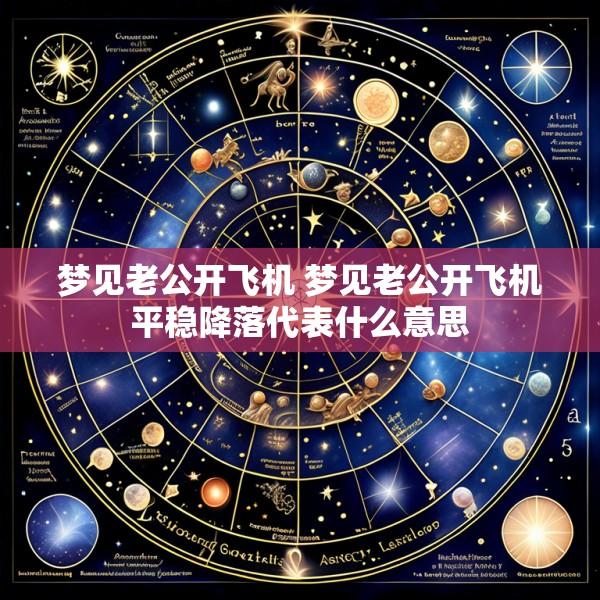 梦见老公开飞机 梦见老公开飞机平稳降落代表什么意思