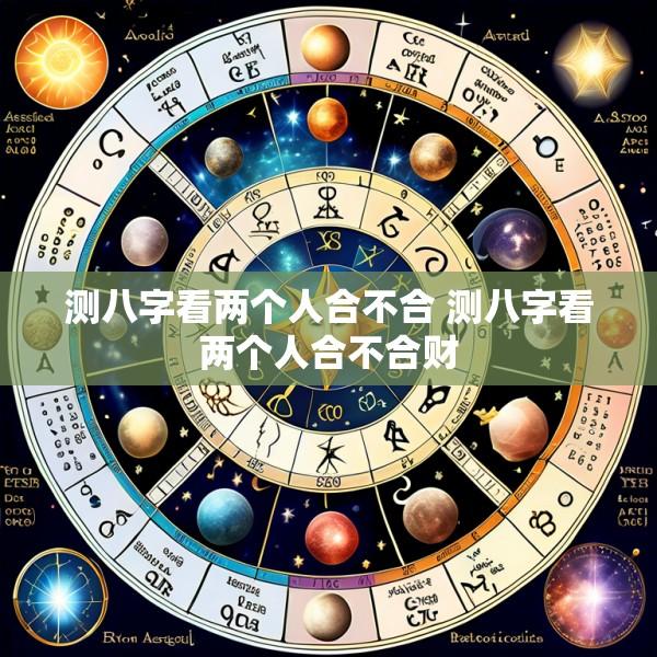 测八字看两个人合不合 测八字看两个人合不合财