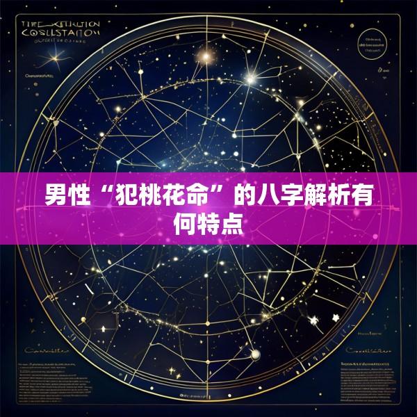 男性“犯桃花命”的八字解析有何特点