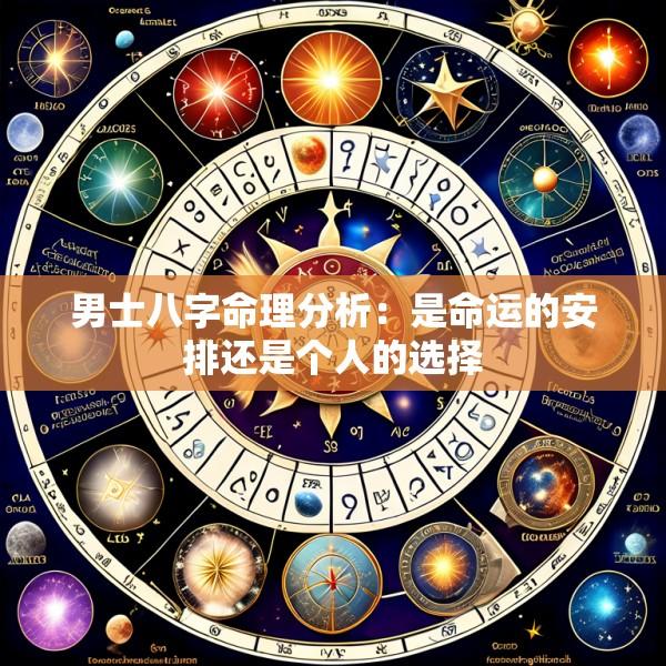 男士八字命理分析：是命运的安排还是个人的选择