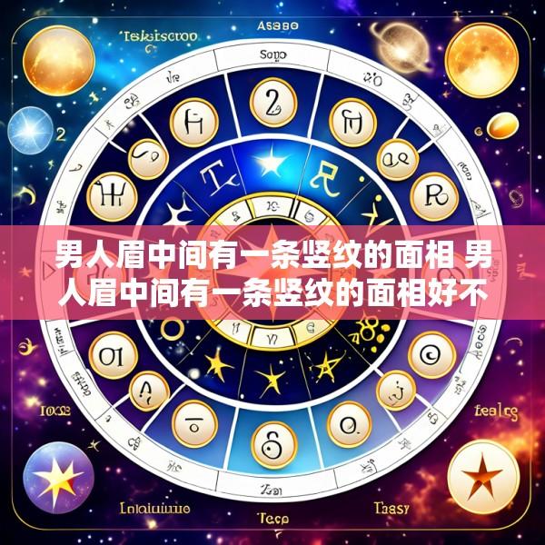 男人眉中间有一条竖纹的面相 男人眉中间有一条竖纹的面相好不好
