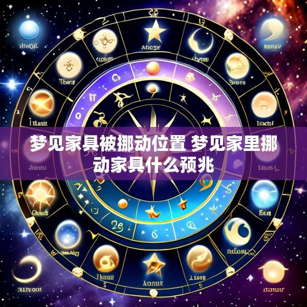 梦见家具被挪动位置 梦见家里挪动家具什么预兆