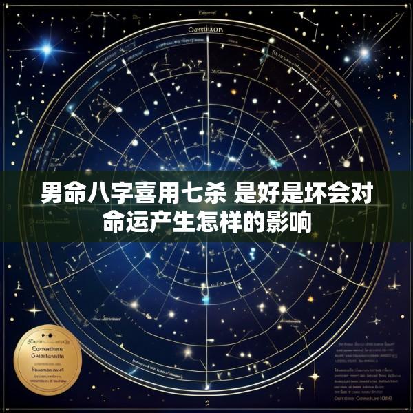 男命八字喜用七杀 是好是坏会对命运产生怎样的影响