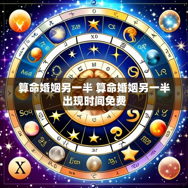 算命婚姻另一半 算命婚姻另一半出现时间免费