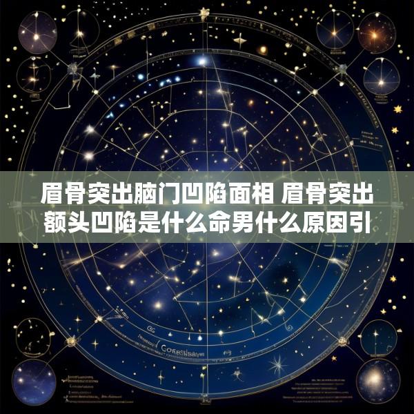 眉骨突出脑门凹陷面相 眉骨突出额头凹陷是什么命男什么原因引起的