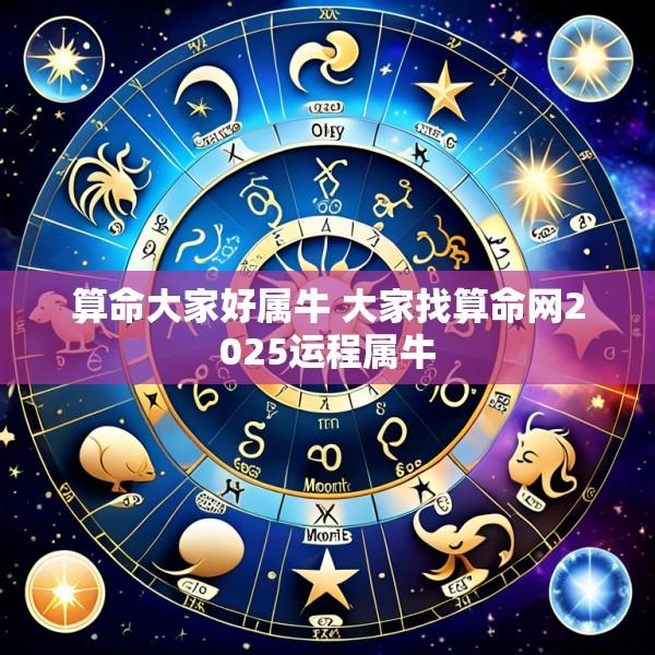 算命大家好属牛 大家找算命网2025运程属牛