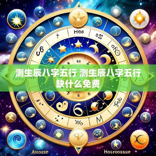 测生辰八字五行 测生辰八字五行缺什么免费