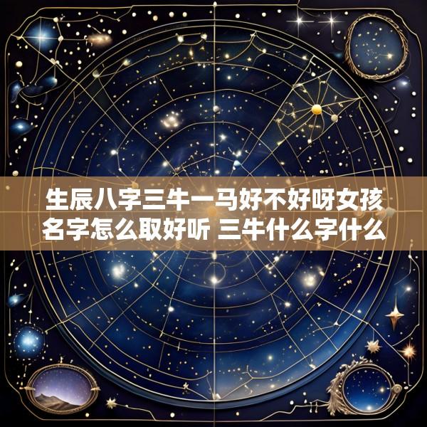 生辰八字三牛一马好不好呀女孩名字怎么取好听 三牛什么字什么意思