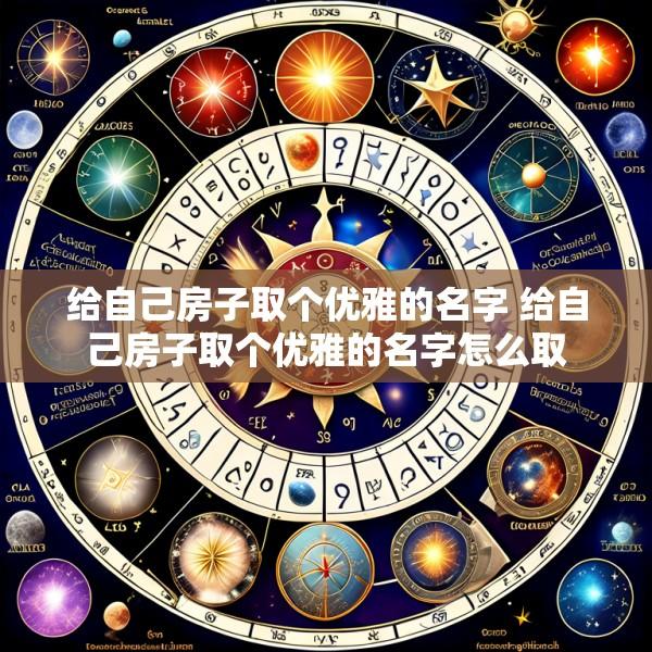 给自己房子取个优雅的名字 给自己房子取个优雅的名字怎么取