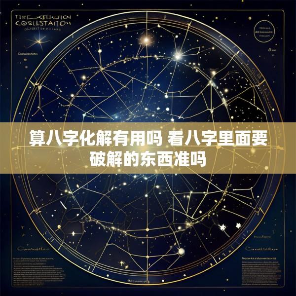 算八字化解有用吗 看八字里面要破解的东西准吗