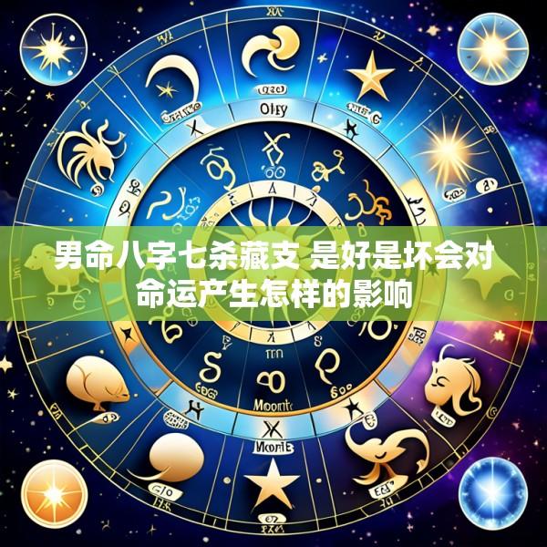 男命八字七杀藏支 是好是坏会对命运产生怎样的影响