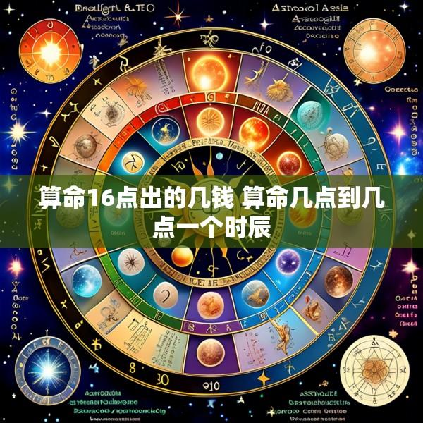 算命16点出的几钱 算命几点到几点一个时辰