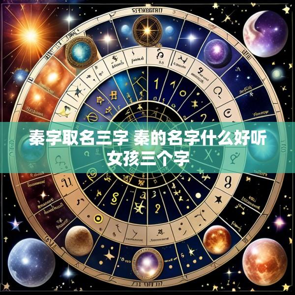 秦字取名三字 秦的名字什么好听女孩三个字