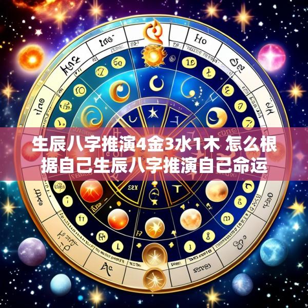 生辰八字推演4金3水1木 怎么根据自己生辰八字推演自己命运