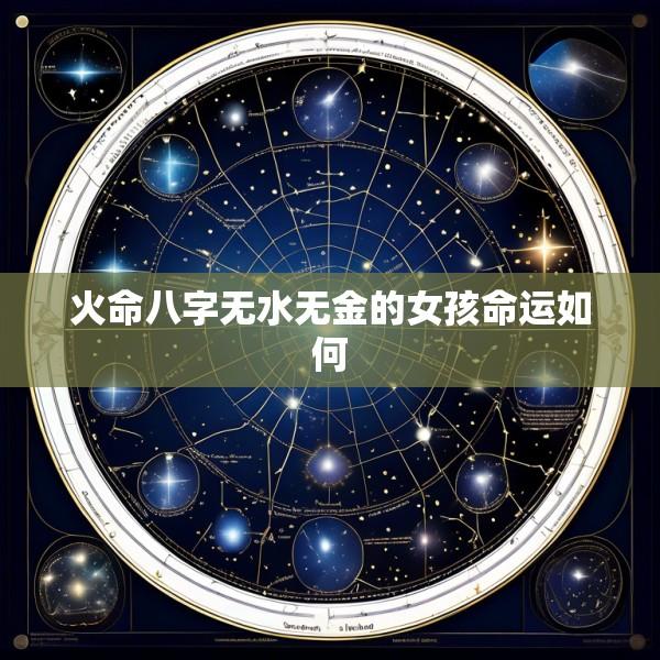 火命八字无水无金的女孩命运如何