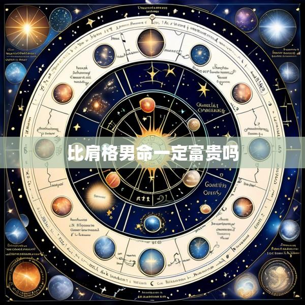 比肩格男命一定富贵吗