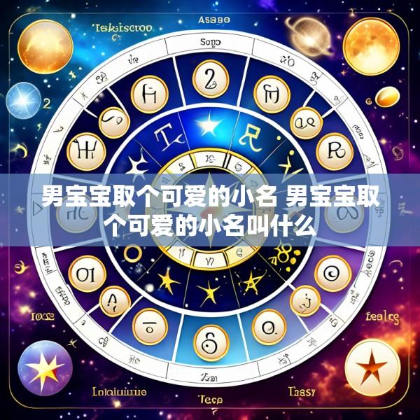 男宝宝取个可爱的小名 男宝宝取个可爱的小名叫什么