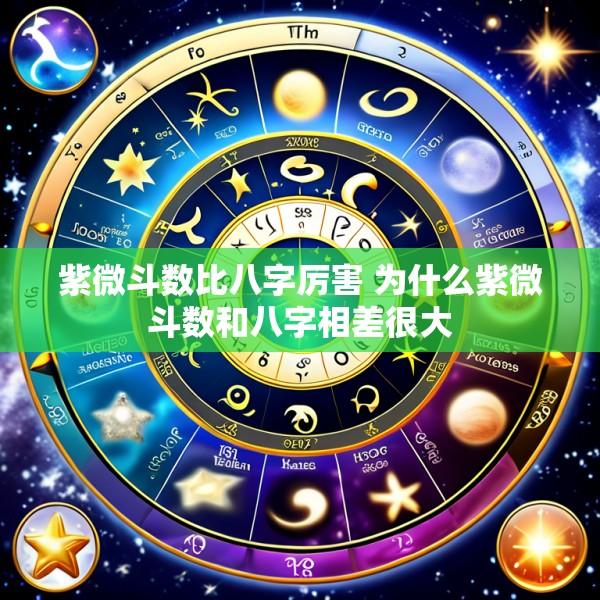 紫微斗数比八字厉害 为什么紫微斗数和八字相差很大