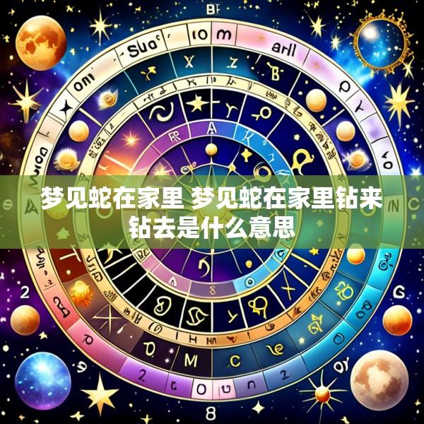 梦见蛇在家里 梦见蛇在家里钻来钻去是什么意思