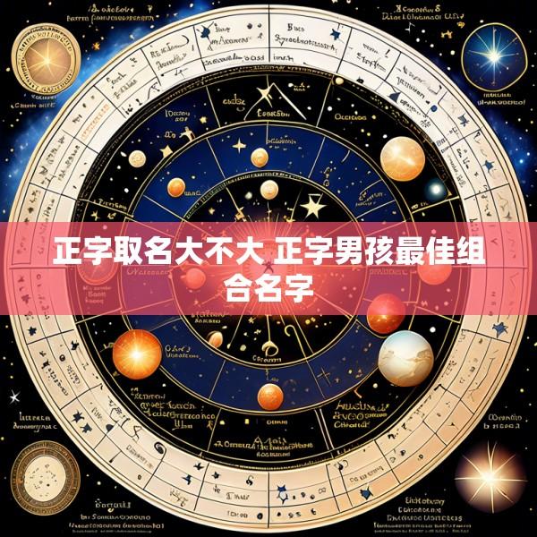 正字取名大不大 正字男孩最佳组合名字