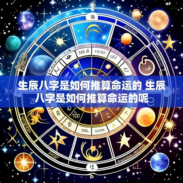 生辰八字是如何推算命运的 生辰八字是如何推算命运的呢