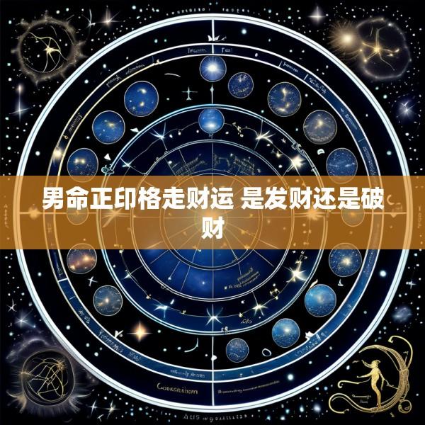 男命正印格走财运 是发财还是破财