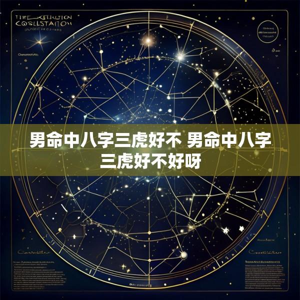 男命中八字三虎好不 男命中八字三虎好不好呀