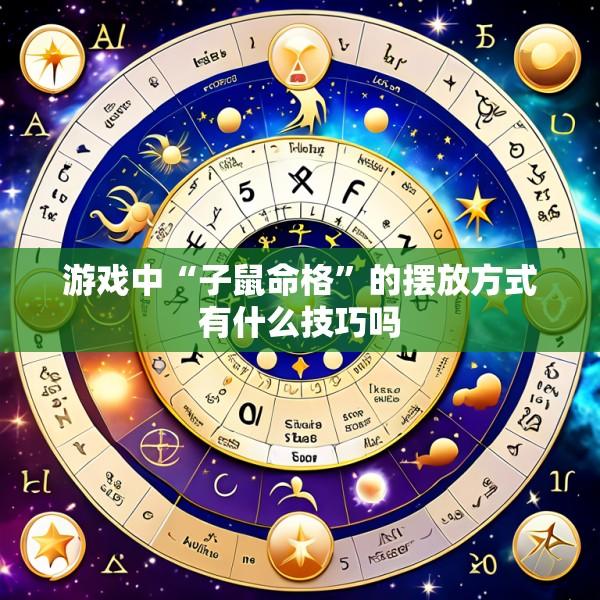 游戏中“子鼠命格”的摆放方式有什么技巧吗
